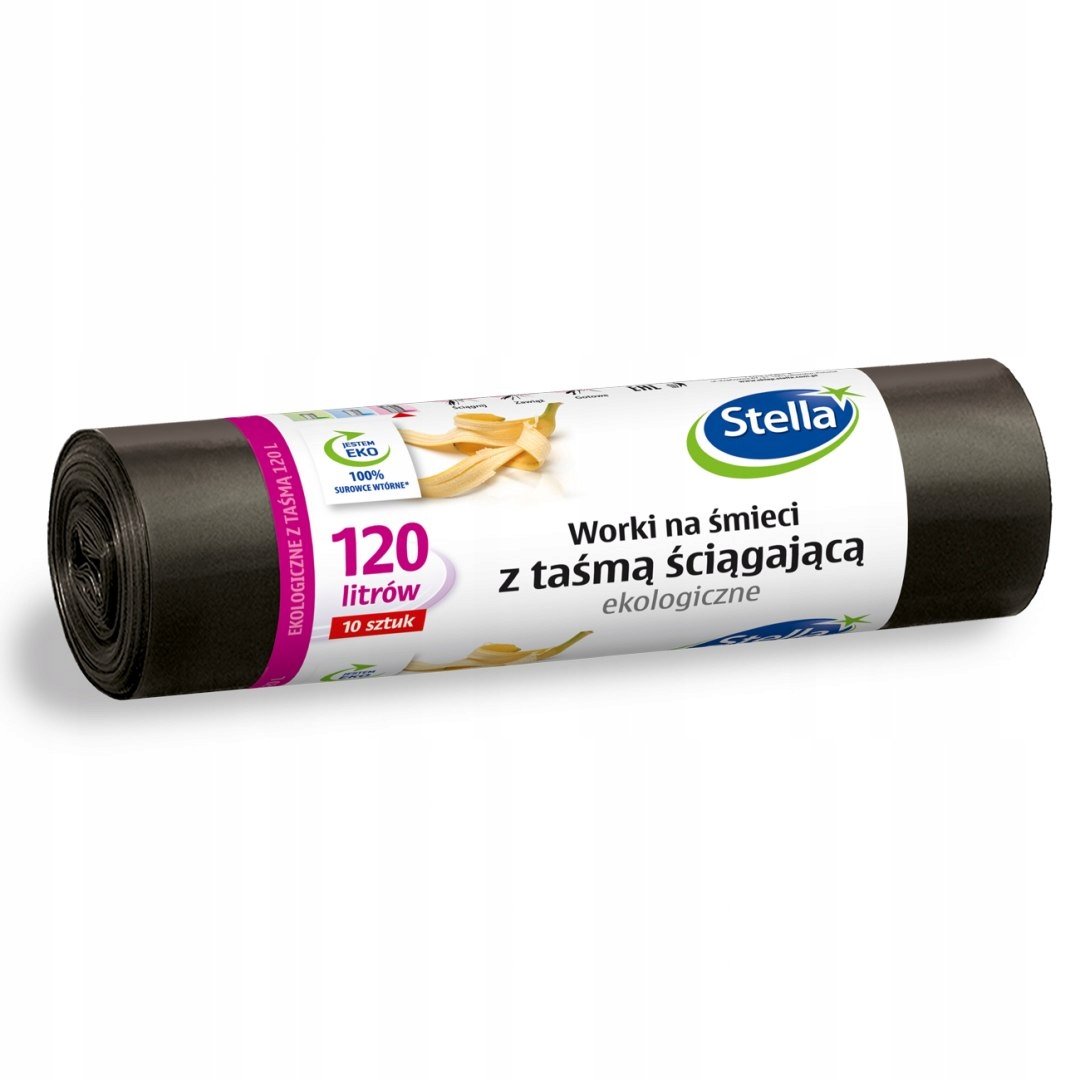 

Stella Worki na śmieci Ekolog z taśmą 120L 10 szt