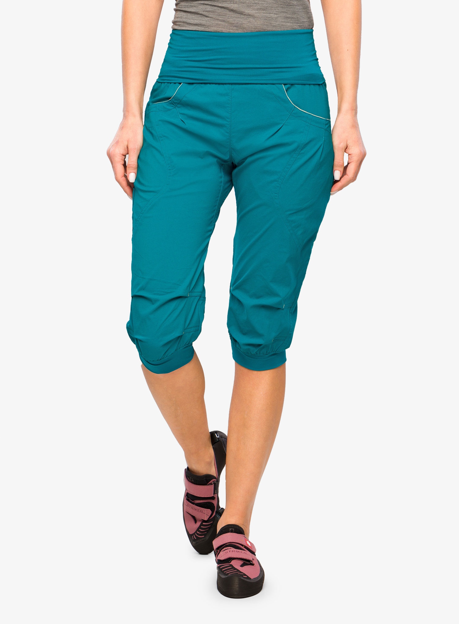 Kraťasy lezecké kraťasy Ocun Noya Eco Shorts turquoise deep lagoon Xs