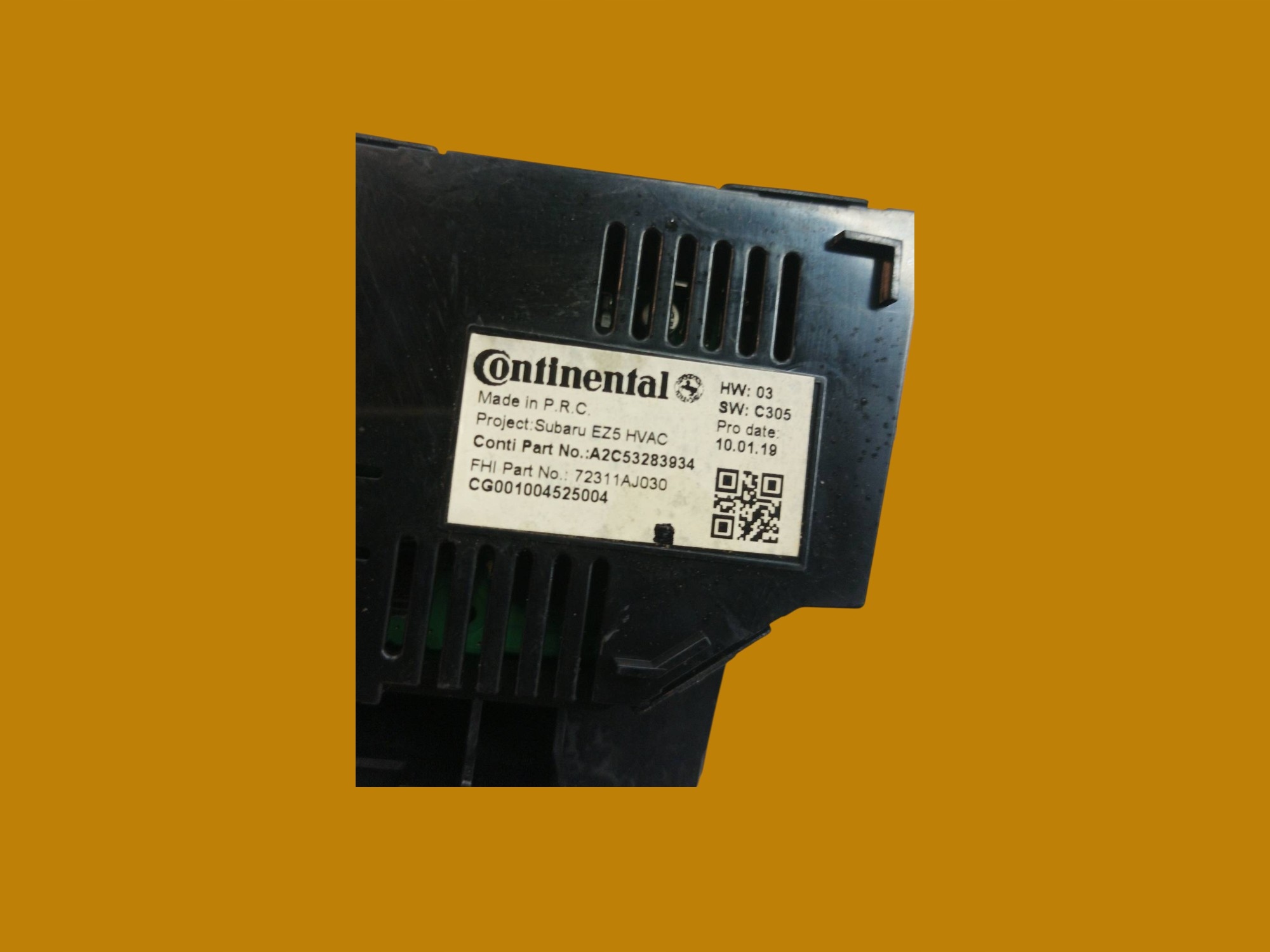 display 72311AJ030 AC Subaru Legacy V (2009-2014)