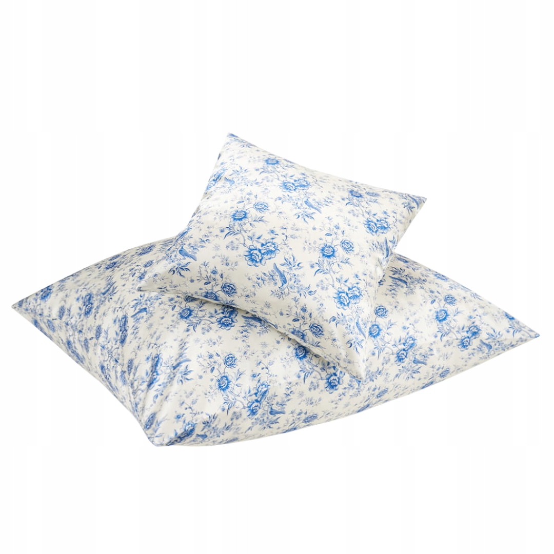 Hodvábna obliečka na vankúš 40x40 cm, 100 % hodváb Almania Toile de jouy