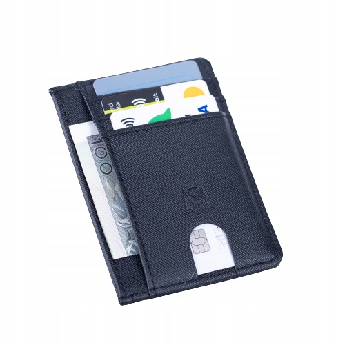 

Portfel Rfid Slim cienki etui na karty dokumenty