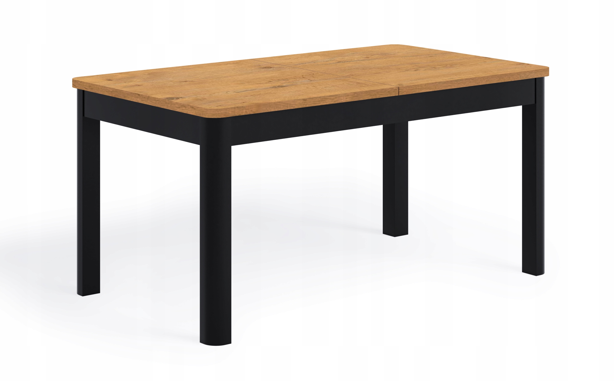 Stół LAVEN rozkładany 140/180 półokrągłe nogi blat Szerokość mebla 140 cm