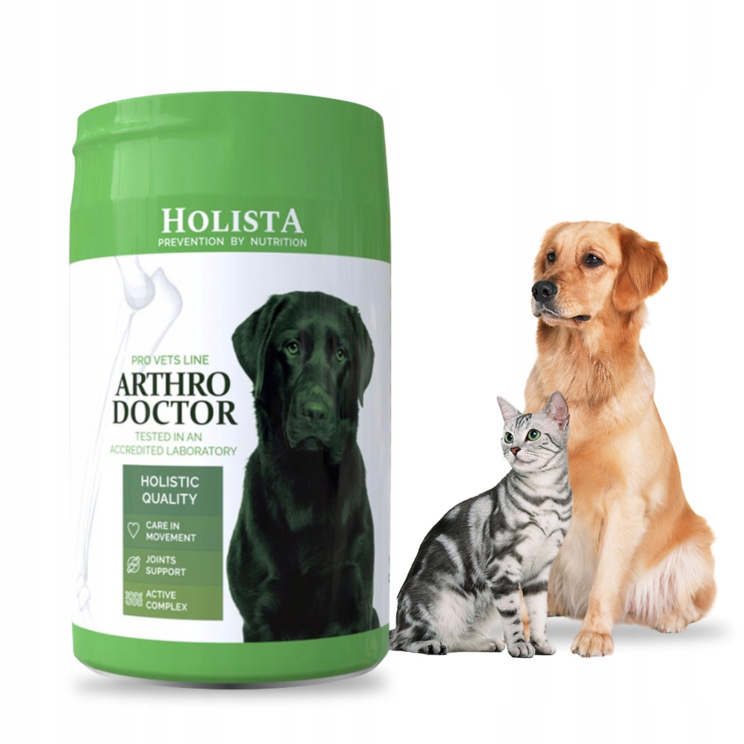 Holista Arthro Doctor Kolagen Wieprzowy dla Psa Kota na Stawy Kości 200G