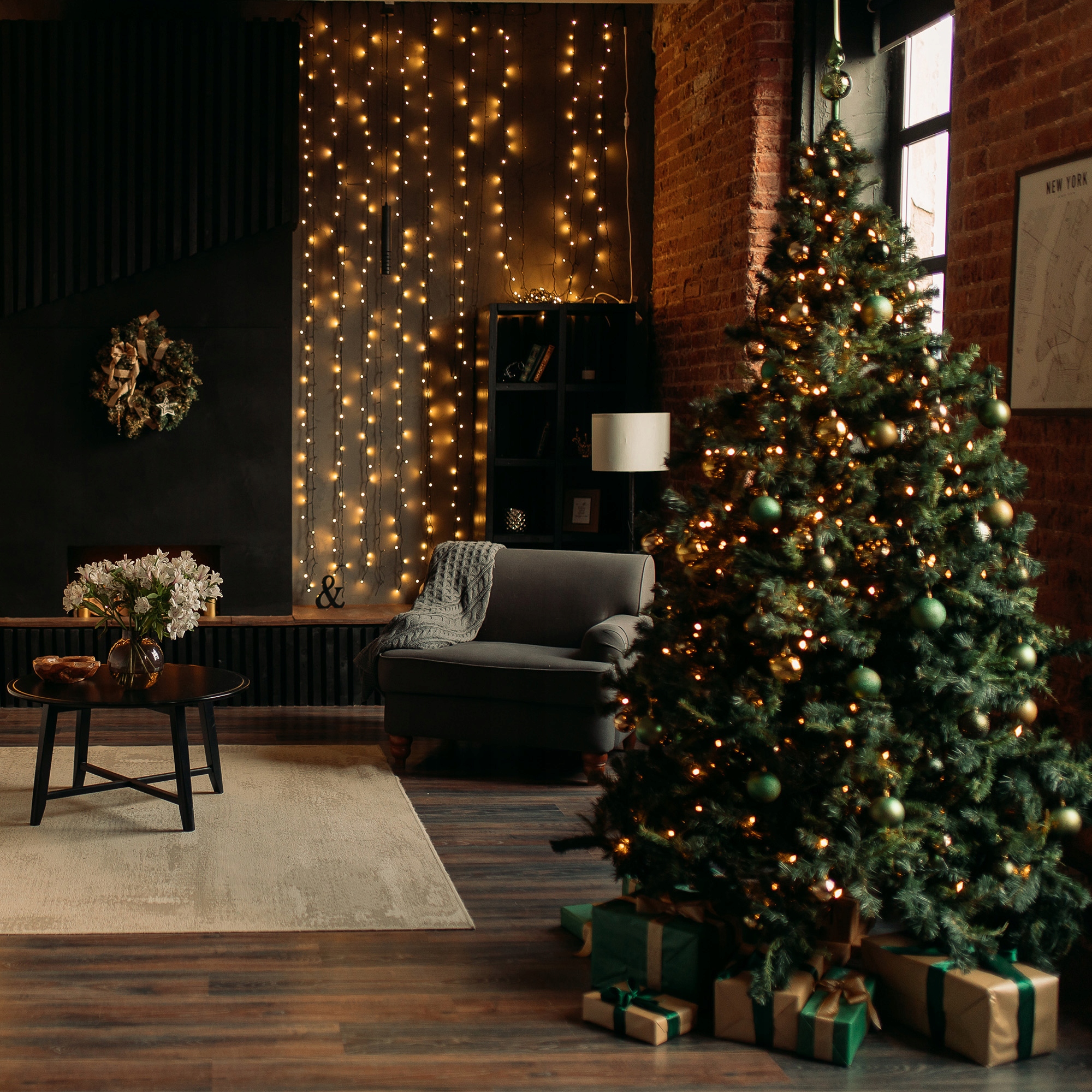 KURTYNA ŚWIETLNA 3x3 m LED LAMPKI 300 CIEPŁY BIAŁY WEWNĘTRZNA ZEWNĘTRZNA Marka TOOLIGHT