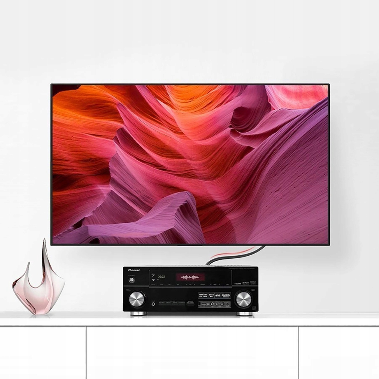 KABEL AUDIO UGREEN 2RCA DO 2RCA CINCH 1M REDUKCJA SZUMÓW Model AV104