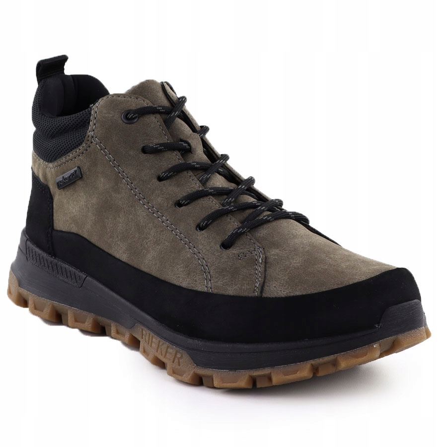 Voděodolné pánské khaki trapery Rieker 35508-25 43