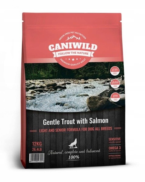 Caniwild Light Senior Gentle Trout Salmon 12KG
