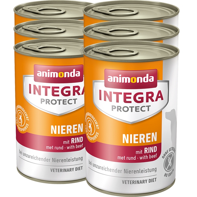 Animonda Integra Nieren Hovězí konzerva Set 6x400g