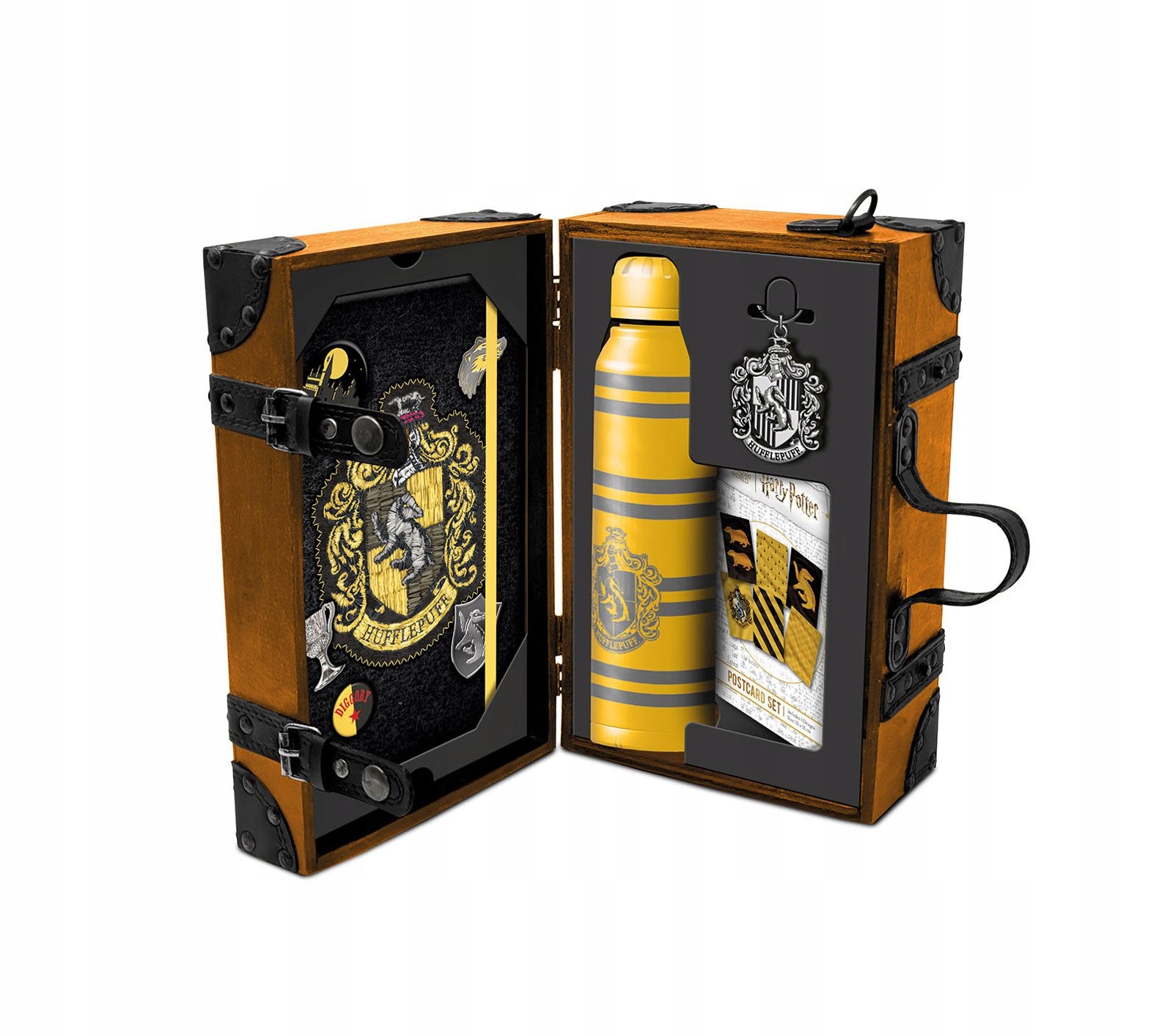 Harry Potter Prémiová sada kufrů (hufflepuff Crest) Žlutá