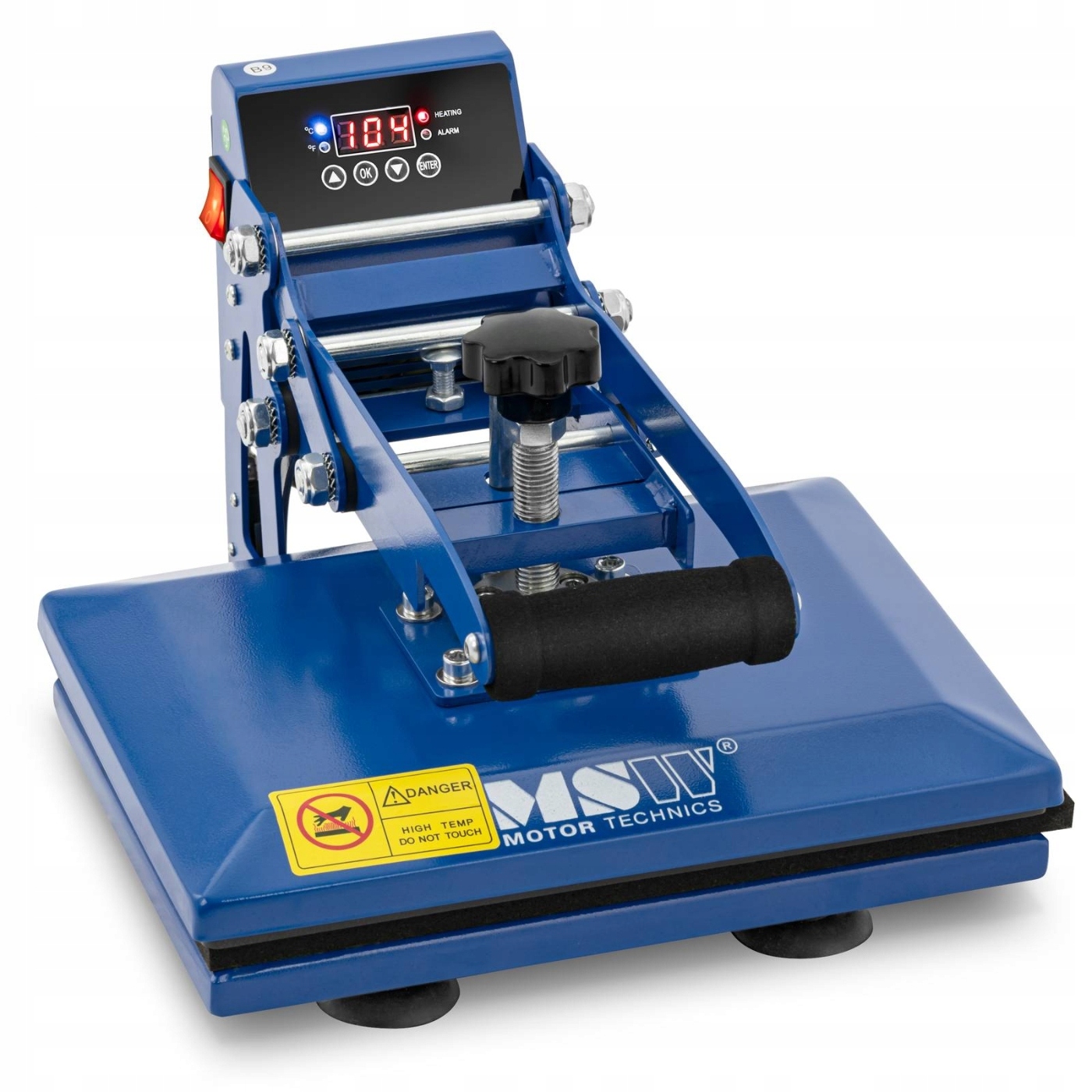 PRASA TERMOTRANSFEROWA - 23 X 30 CM - DO 250°C - WYŚWIETLACZ LCD - TIMER