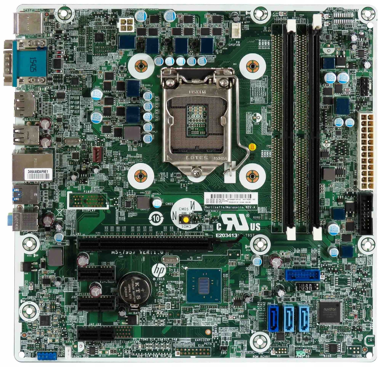 Hp 793739-001 LGA1151 2x DDR4 PCIe MS-7957 Hp Prodesk 400 G3 Mt 793305-002
