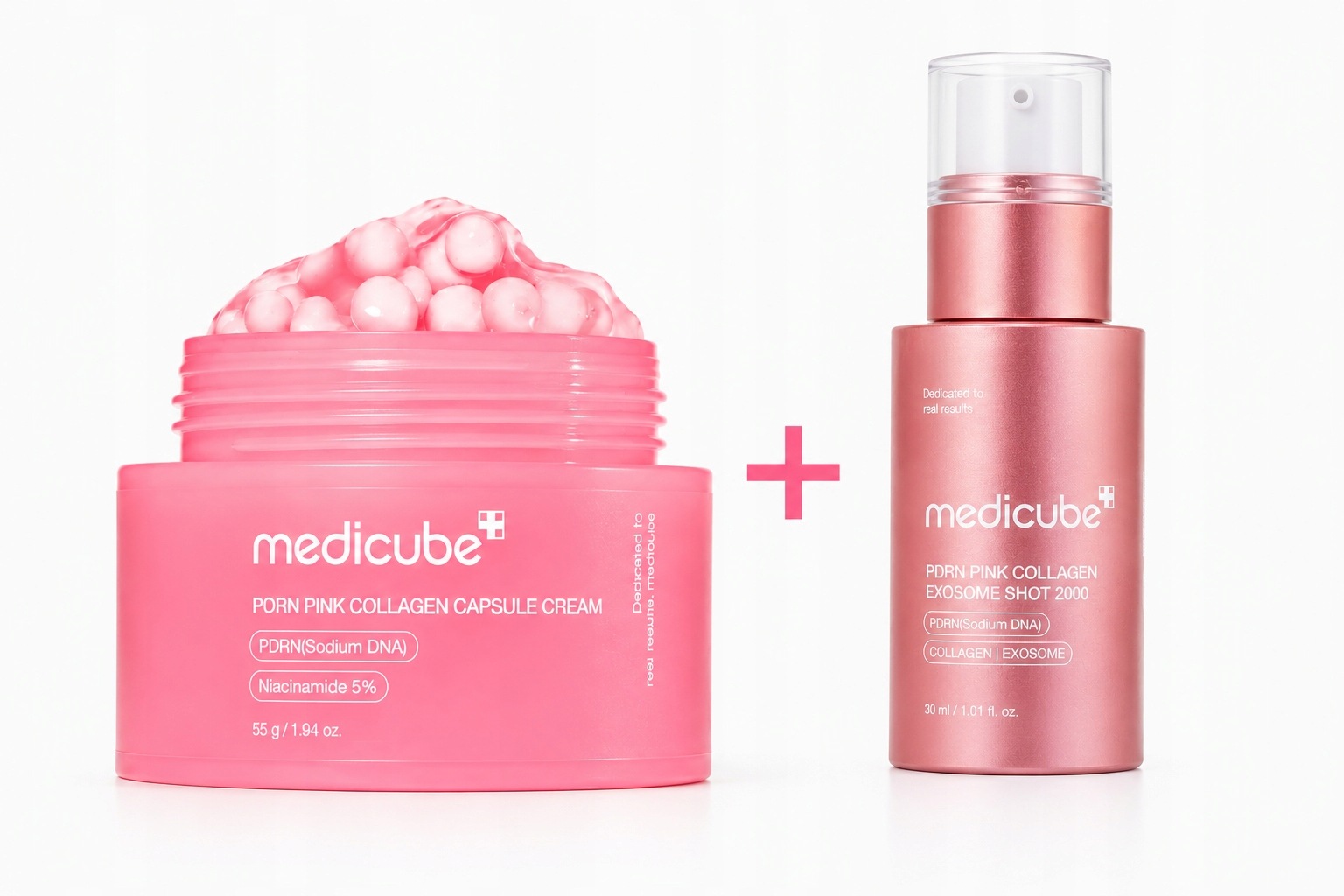 Medicube Pdrn krém 55 g Medicube Pdrn Exosome Shot 2000 Serum 30 ml