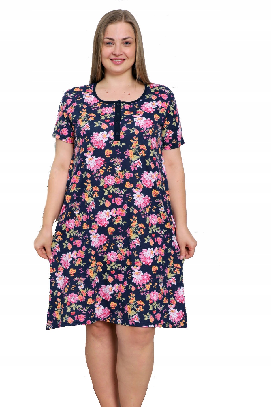 

Koszula nocna krótki rękaw duży plus size rozmiar