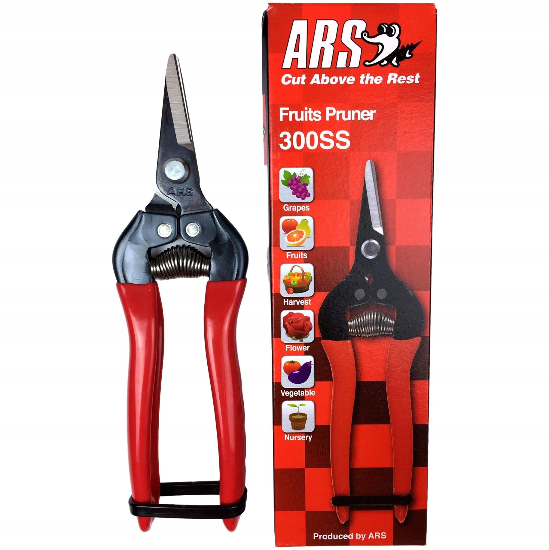 

Sekator jednoręczny 300SS Ars czerwony