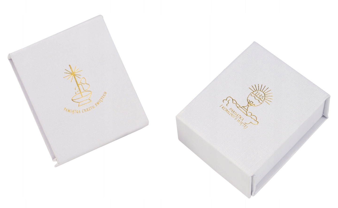 NASZYJNIK SREBRNY KRZYŻ KOMUNIA CHRZEST 925 GRAWER Próba srebra 925