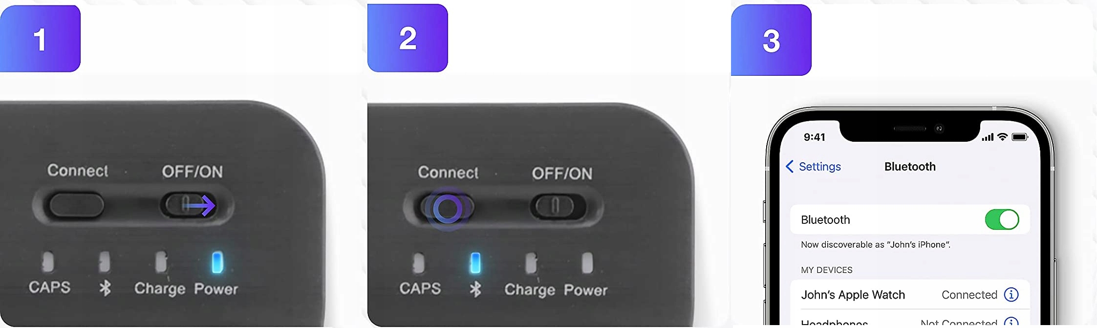 Klawiatura mysz bluetooth 3.0 Android ios Windows Profil myszy uniwersalna