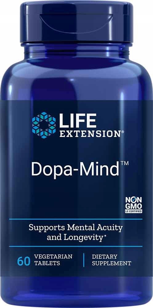 Dopa Mind 60 kapsułek wsparcie funkcji poznawczych mózgu Life Extension