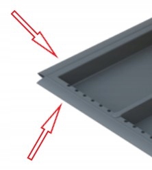 Kosz na śmieci Metropolis segregator sortownik do szuflady 120cm 4 kosze Kod producenta 016.100.002-0