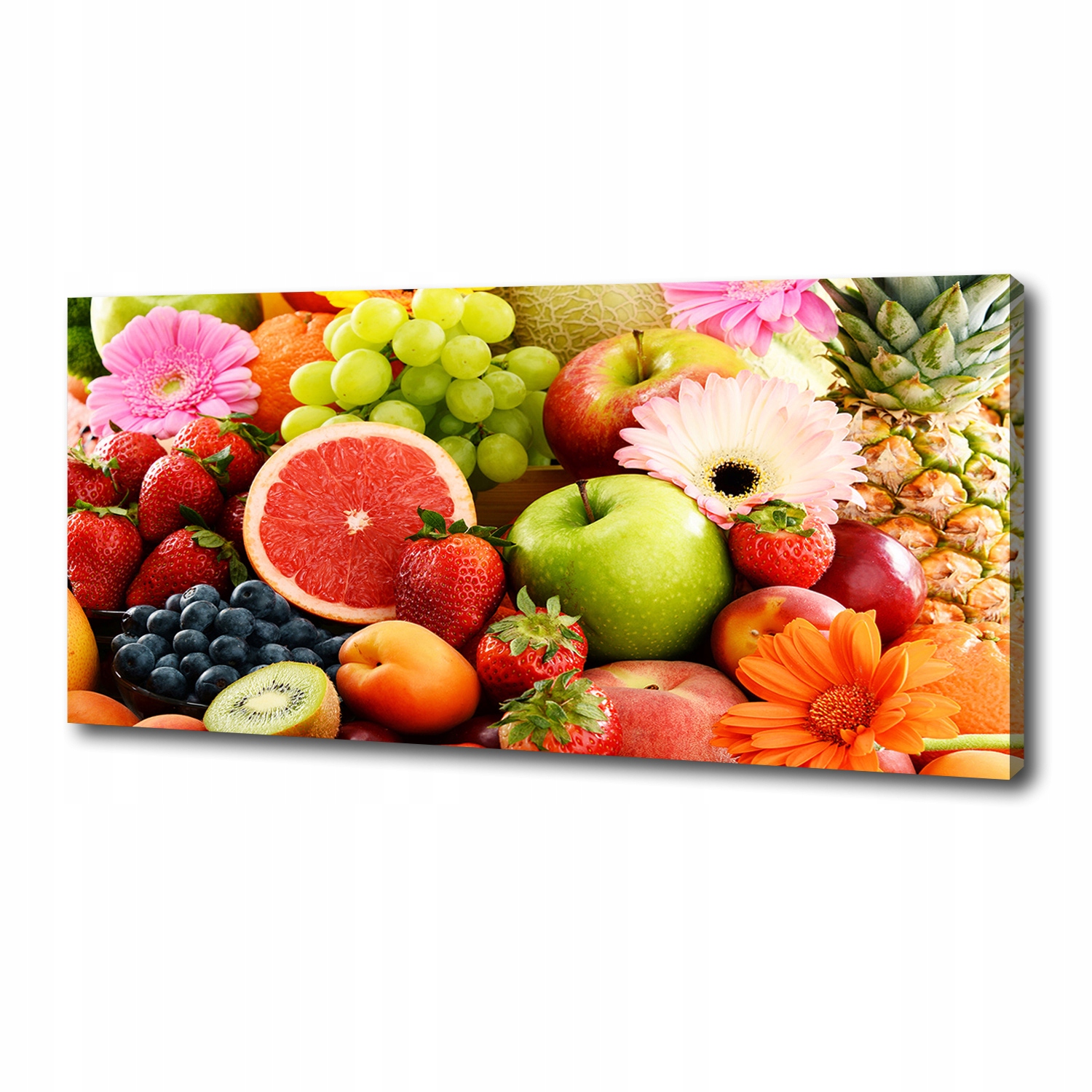 

Foto obraz na płótnie Kolorowe owoce 125x50 cm