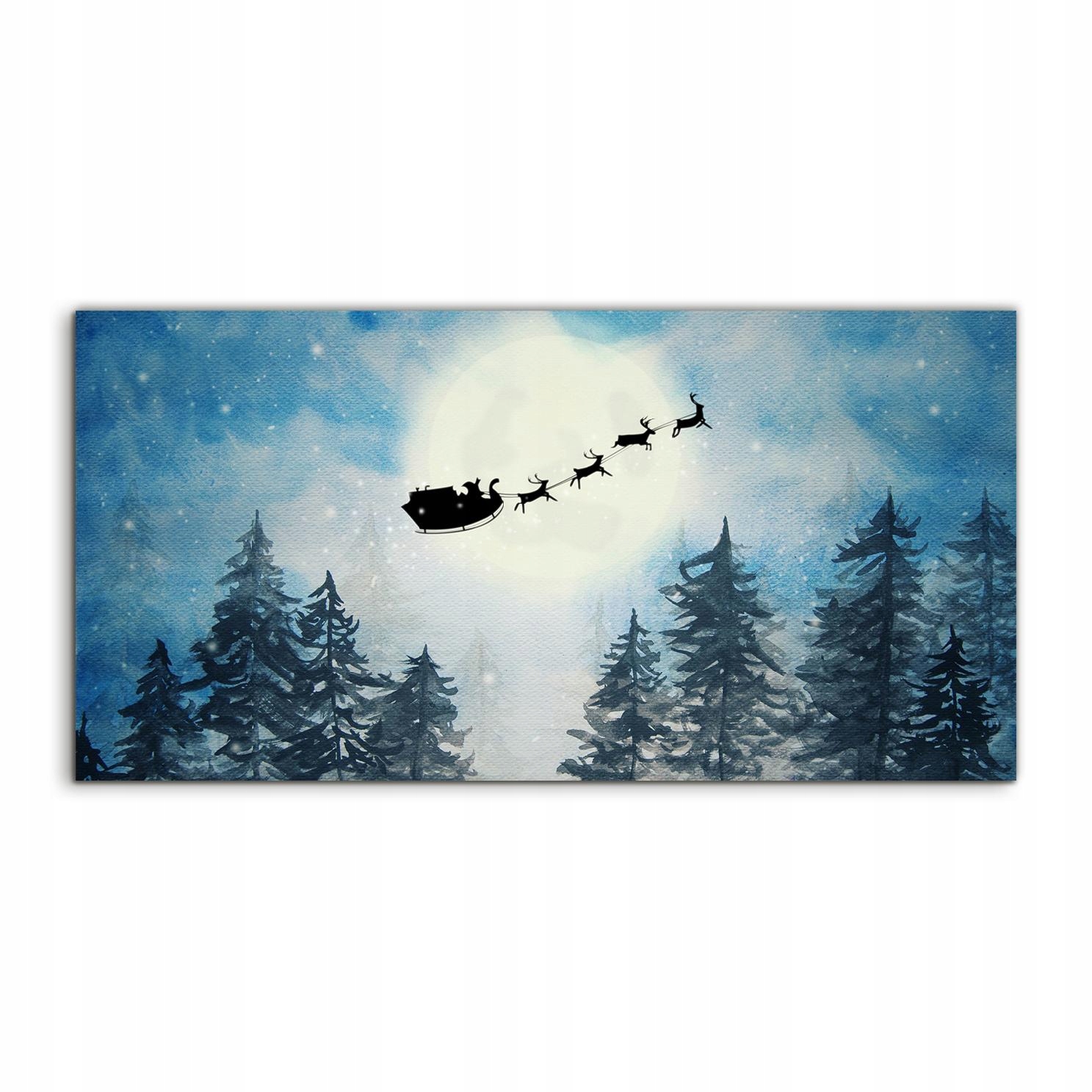 Fotoobraz 140x70 s grafikou Vianoce Sob Mikuláš