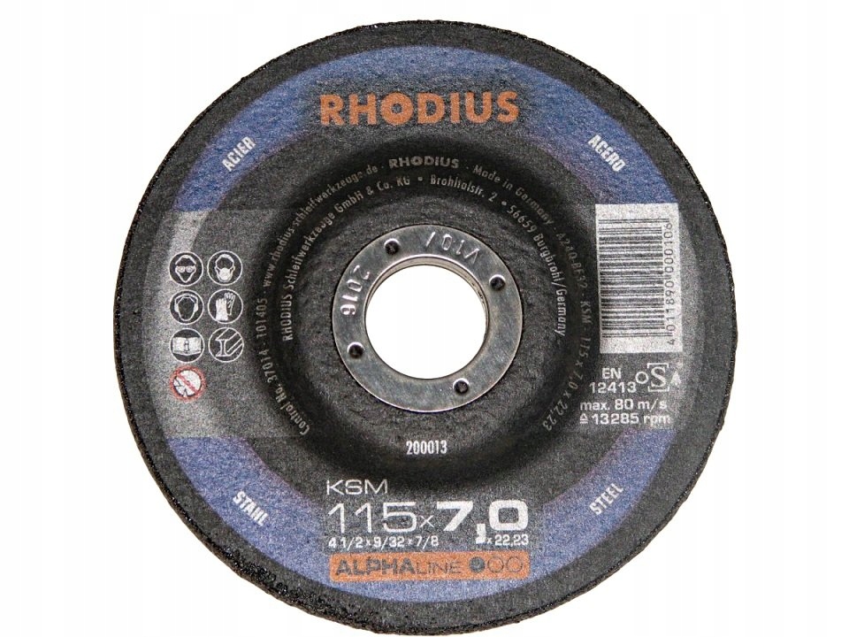 

Tarcza Do Szlifowania Metalu 115x7,0 Rhodius RS2