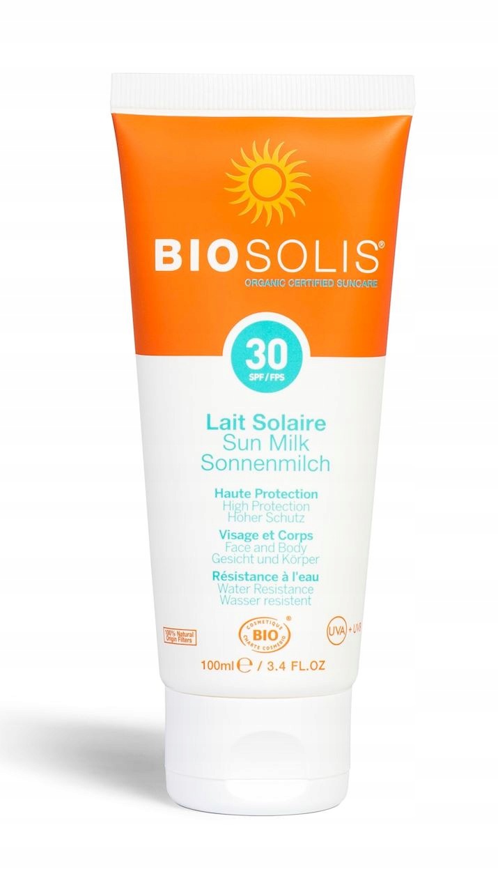 Opalovací Mléko Na Tělo Spf 30 Eco 100 ml Biosolis (produkt S)
