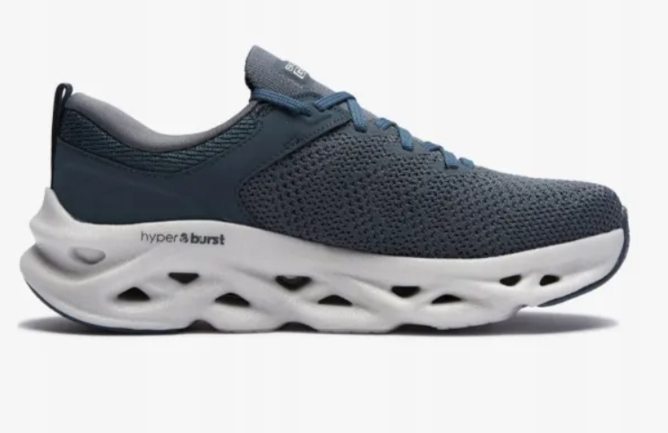 Skechers Go Run Swirl Tech pánské běžecké boty šedé 39,5 Eu