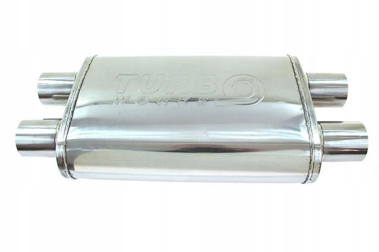 Středový Tlumič TurboWorks Lt 304SS 63,5 mm, 355 mm