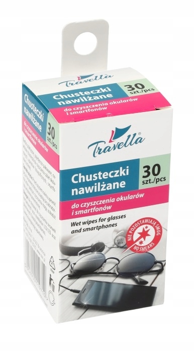 

Chusteczki Nawilżane Do Okularów Smartfonów 30SZT