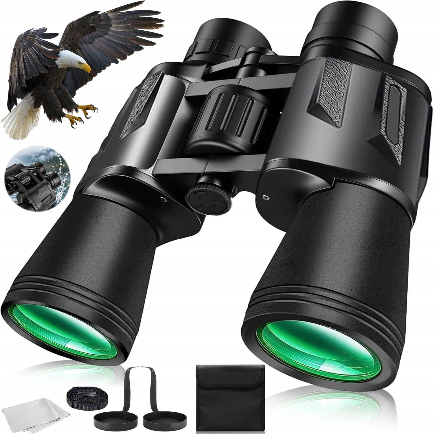 Turistický Lovecký Dalekohled 20X50 Hd Vojenská Vodotěsná Skleněná Optika