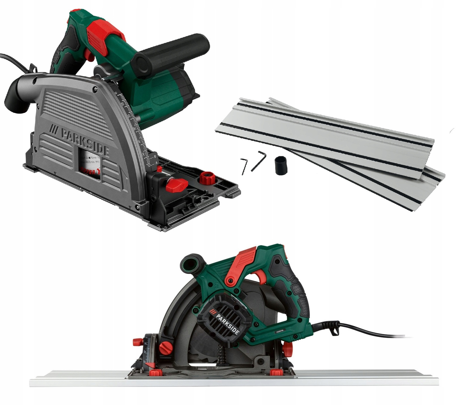 Pilarka Zagłębiarka Parkside Z Szyną Prowadzącą