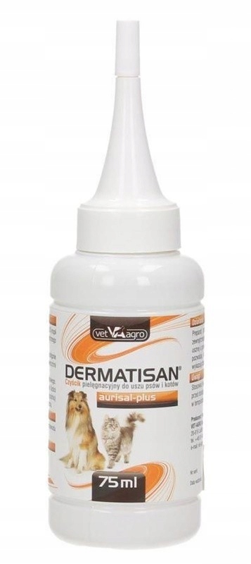 

Dermatisan Aurisal Plus Czyścik uszu dla psa kota