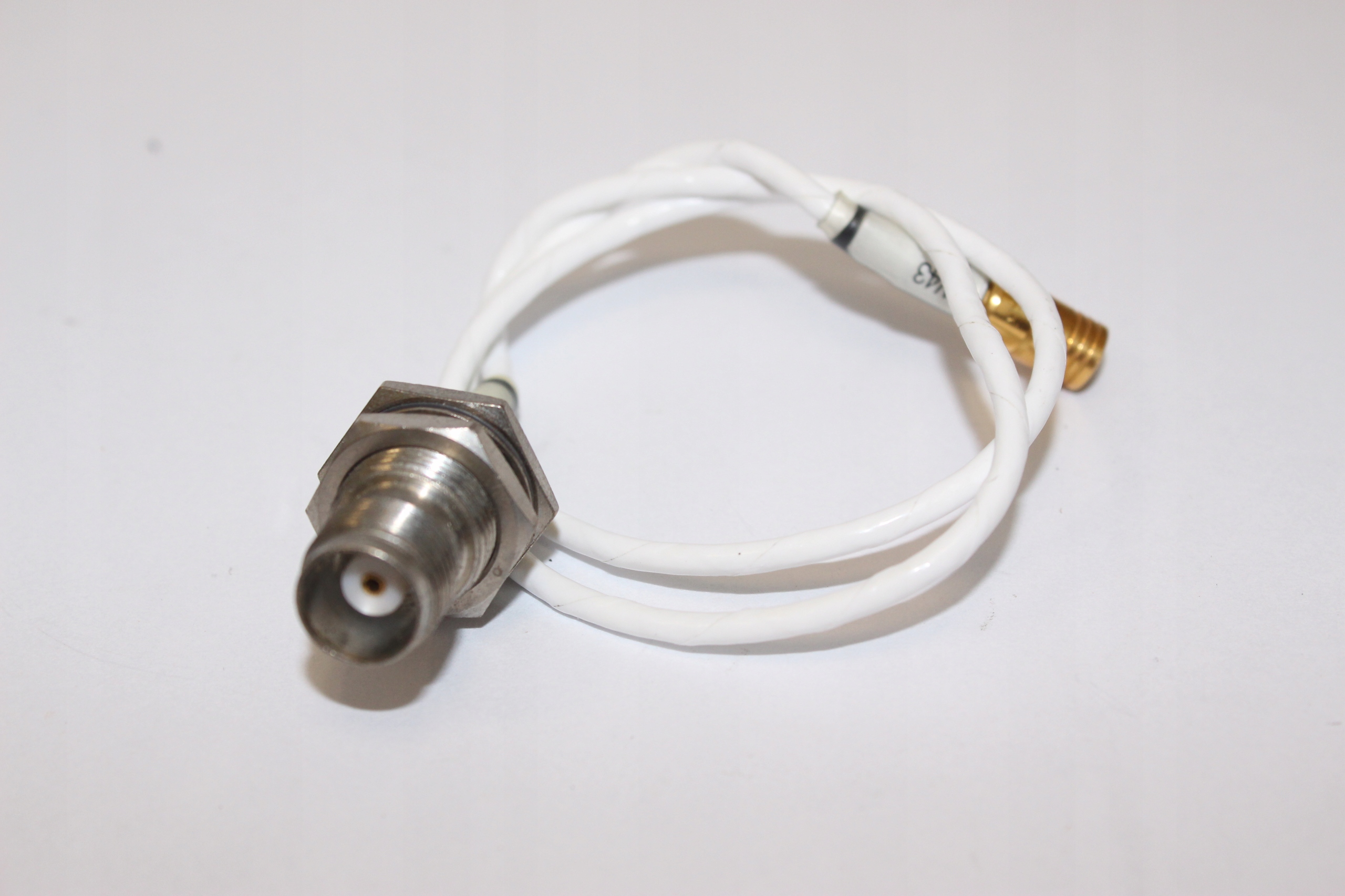 Przewód koncentryczny TNC f SMB f 42 cm PTFE