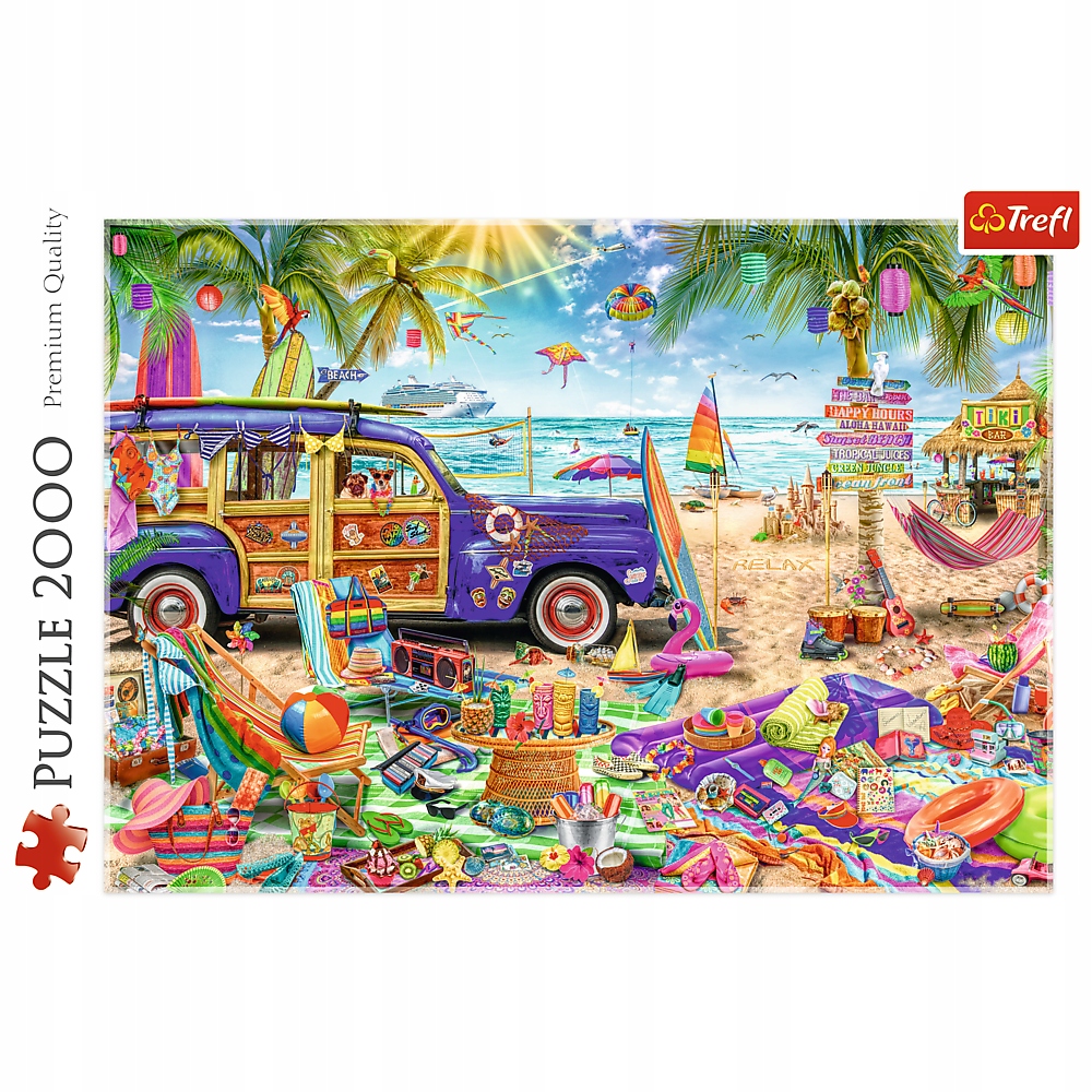 PUZZLE 2000EL TROPIKALME WAKACJE TREFL EAN (GTIN) 5900511271096