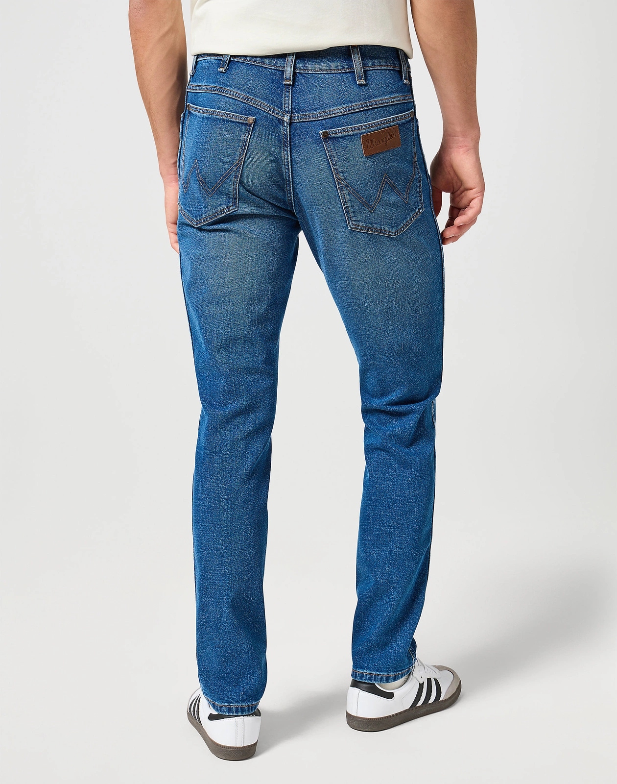 Pánské zúžené džínové kalhoty Wrangler River Raindrop 112357529 32/34