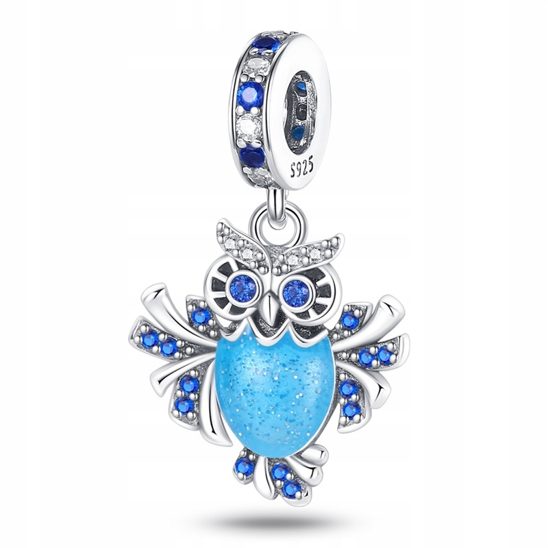 Charms do bransolet zawieszka SOWA srebro C362