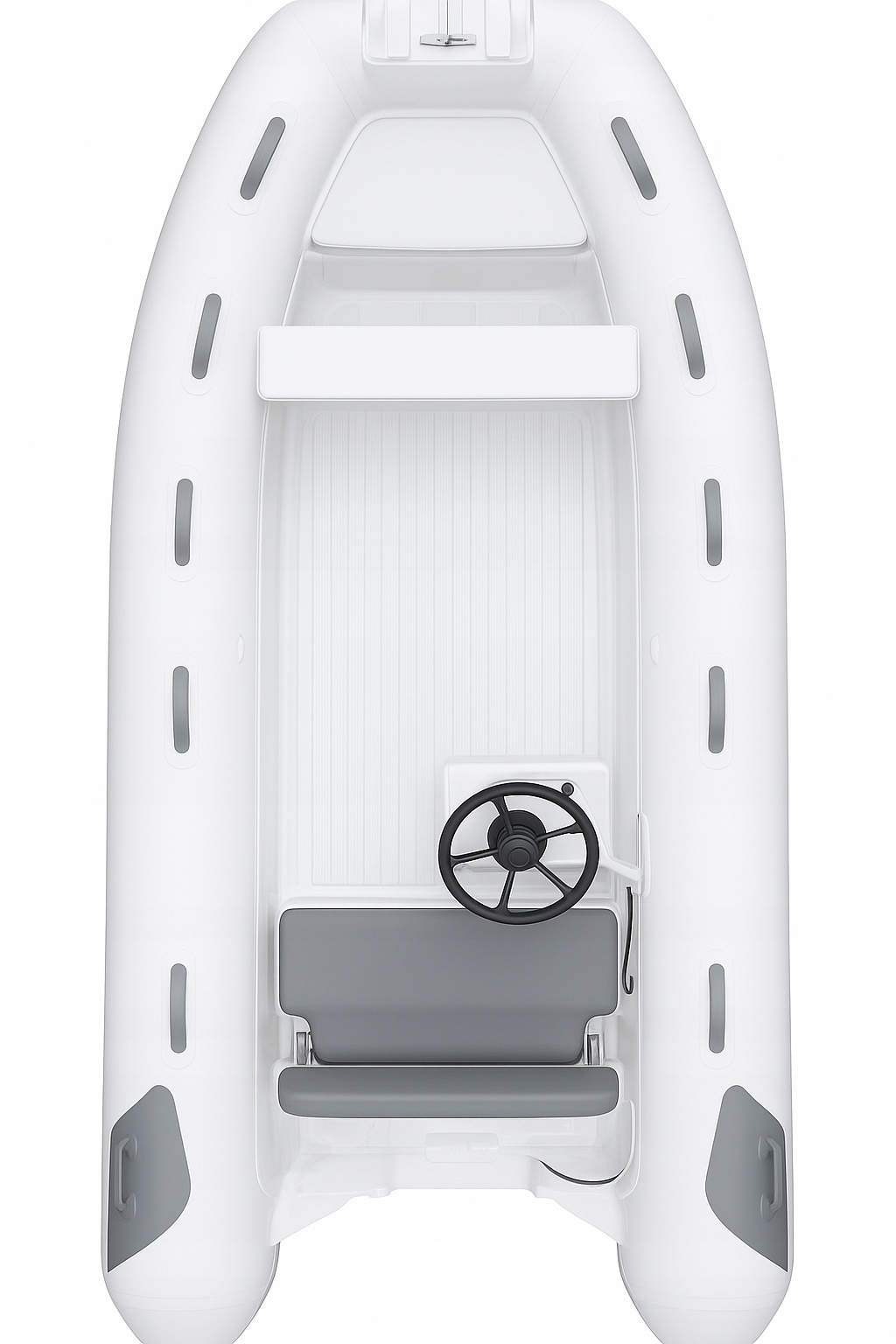 Rib Aluminiowy Profesjonalny Łódź Gala Aquahelm A390Q Biały Valmex Tokarex