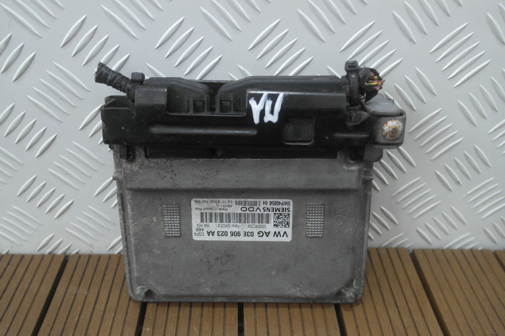 SEAT IBIZA 6J POLO IV 08-16 1.2 12V computer Motore 03E906023AA OE