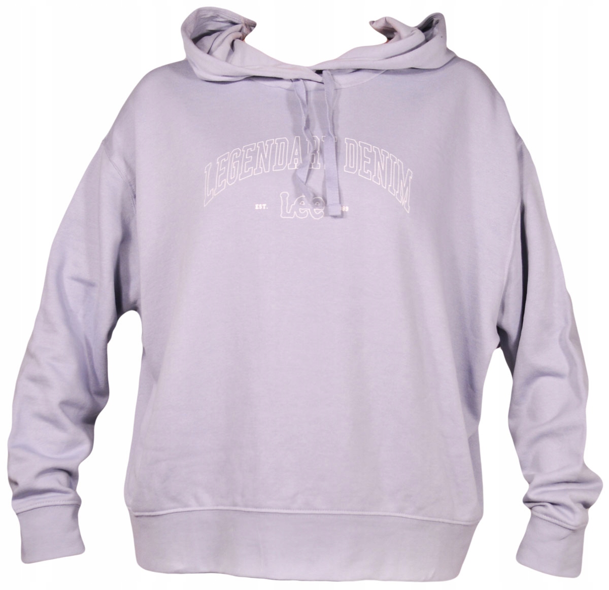 mikina Lee Relaxed modrá Legendární Hoodie L