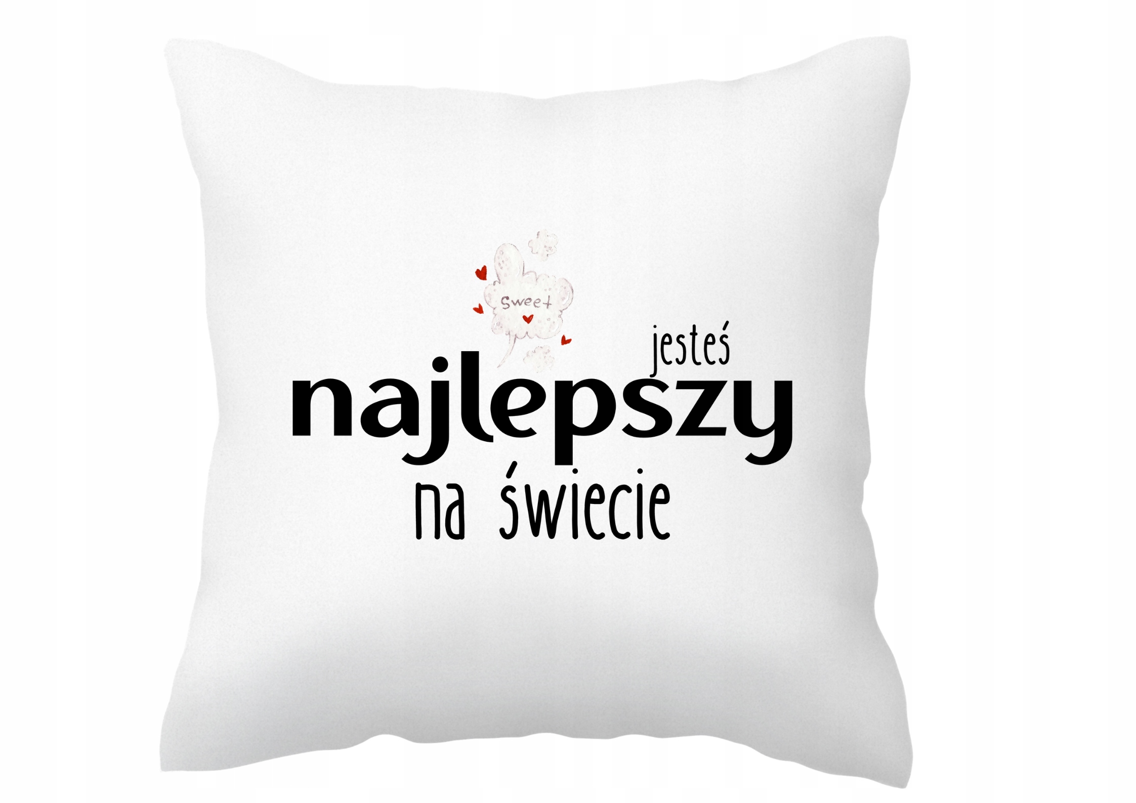 

Poszewka dla mężczyzny z napisem