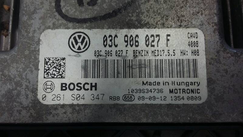 computer 03C906027F VW GOLF VI plus 1.4 TSI