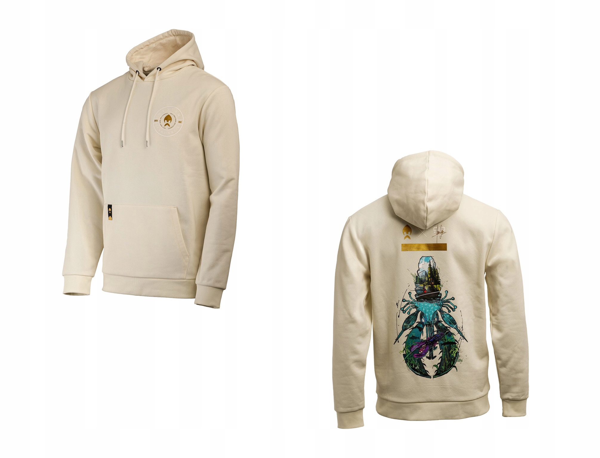 Bluza Z Kapturem Westin Crecraw Beige-l