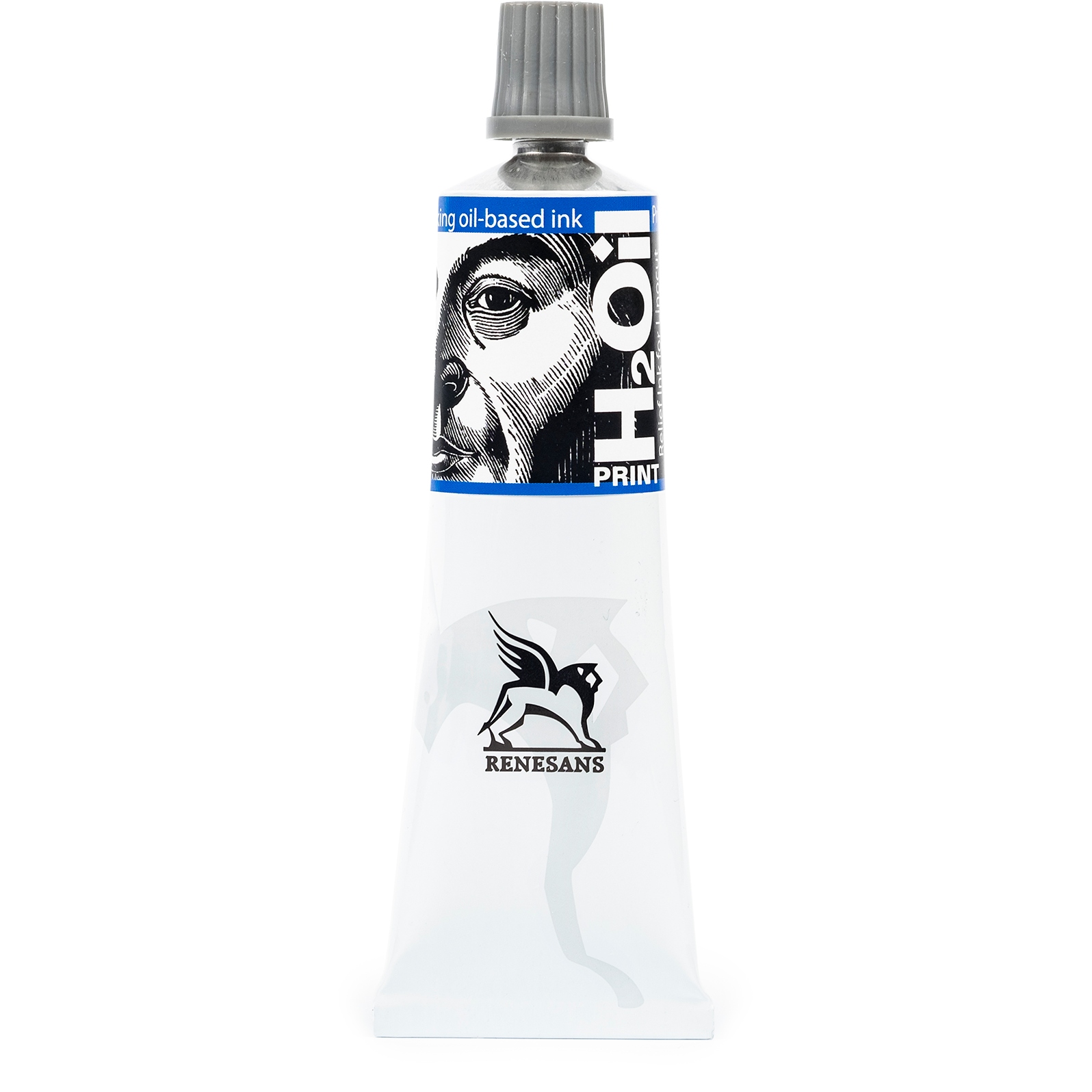 Farba graficzna do linorytu H2Oil Błękit Podstawow