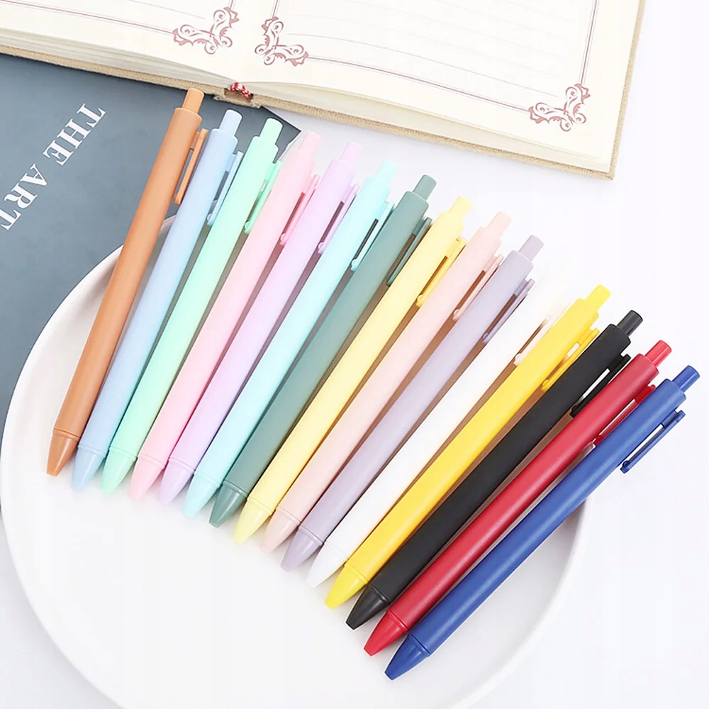 Colored Ink Gel Pens Set Morandi Macaron - Temu