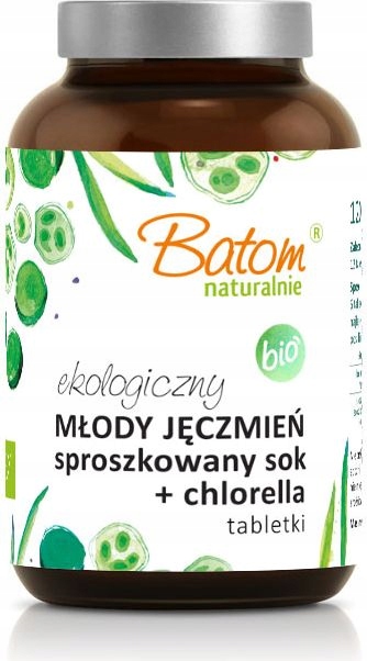 Levně Šťáva Z Mladého Ječmene V Prášku Chlorella Bio 240 Tablet Batom