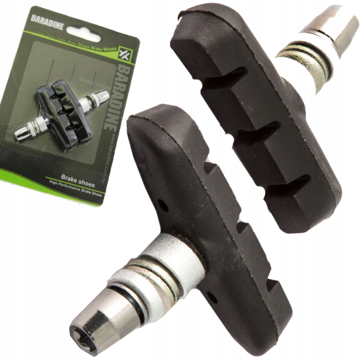 

Baradine Klocki hamulcowe V-brake 55mm Gwint Imbus