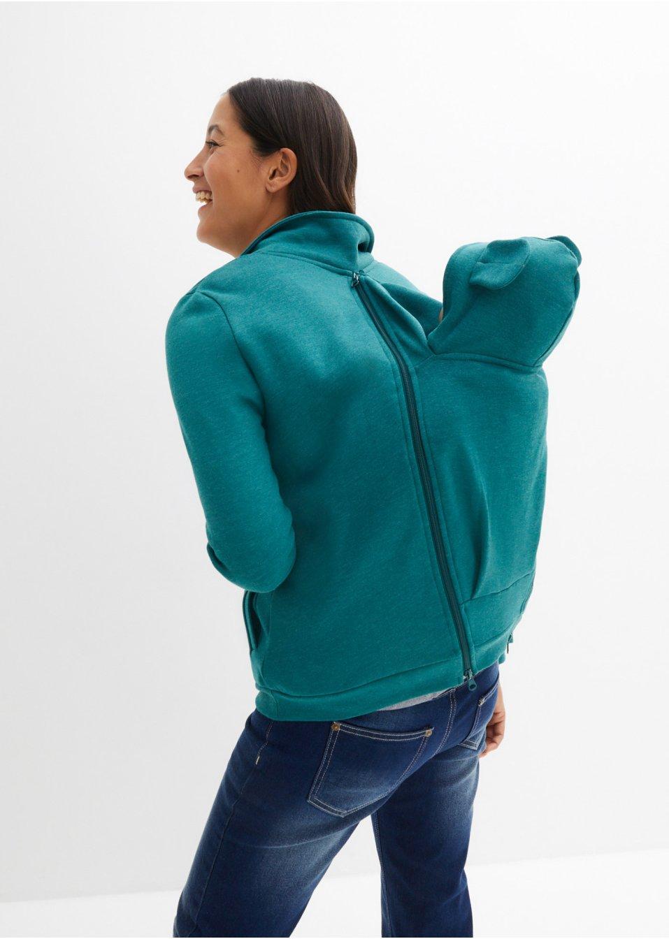 40 Bonprix BLUZA CIĄZOWA 3W1 Kolor niebieski