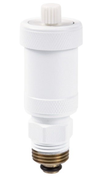 ODPOWIETRZNIK AUTOMATYCZNY Z ZAWOREM STOPOWYM 1/2" GZ BIAŁY PIONOWY AUTOMAT Marka Valvex