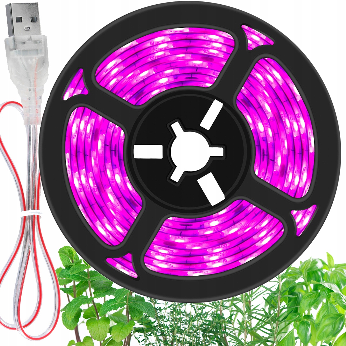 

Taśma Led Oświetlenie Do Uprawy Roślin 50CM 30LED