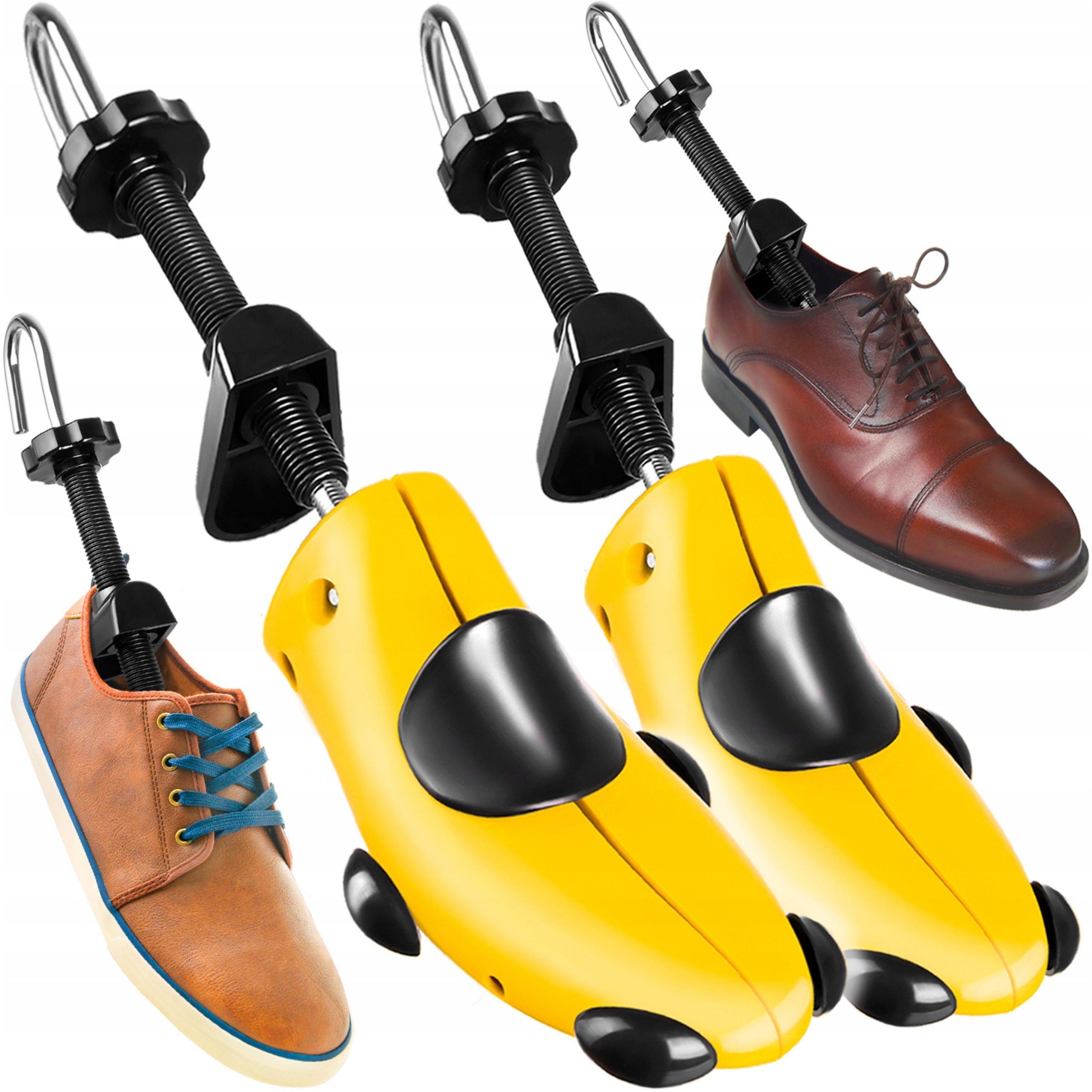 PRAWIDŁO DO ROZCIĄGANIA BUTÓW PRAWIDŁA REGULOWANE 40-47 2 SZTUKI + NAKŁADKI Marka inna